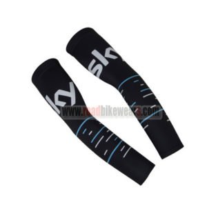 2017 Team SKY Cycling Arm Warmers Sleeve Black