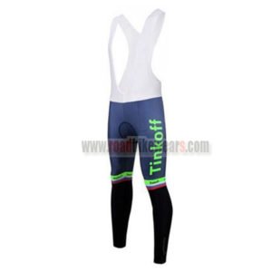 2017 Team Tinkoff Cycle Bib Pants Tights Green