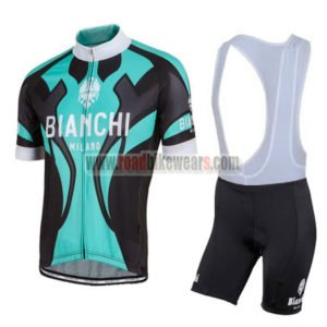 2016 Team BIANCHI MILANO Cycle Bib Kit Blue Black