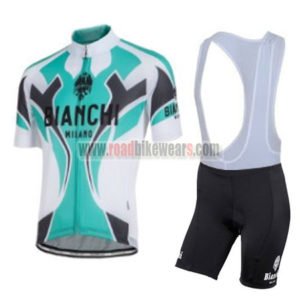 2016 Team BIANCHI MILANO Cycle Bib Kit White Blue