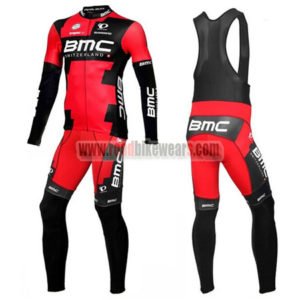 2016 Team BMC Bike Riding Long Bib Suit