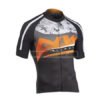 2016 Team NW Northwave Bicycle Jersey Maillot Black Orange Grey
