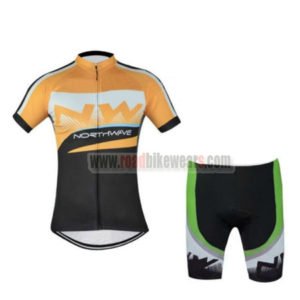 2016 Team NW Northwave Cycle Kit Yellow Black