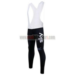 2017 Team SKY Castelli Bicycle Long Bib Pants Tights Black