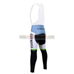 2017 Team Tinkoff Biking Long Bib Pants Tights Green