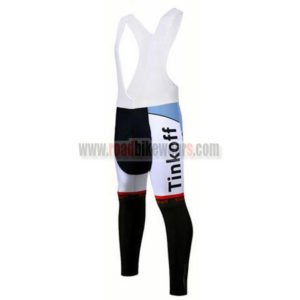 2017 Team Tinkoff Cycle Long Bib Pants Tights Red