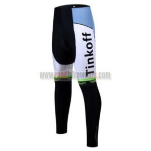 2017 Team Tinkoff Cycle Long Pants Tights Green
