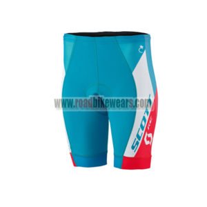 2015 Team SCOTT Women's Lady Cycling Shorts Bottoms Blue White Red
