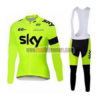 2015 Team SKY Cycling Long Bib Suit Yellow