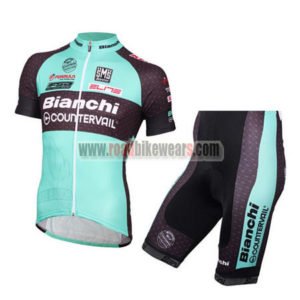 2016 Team BIANCHI Cycle Kit Blue Black