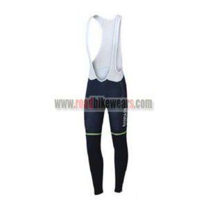 2017 Team BAHRAIN MERIDA Cycling Long Bib Pants Tights Blue