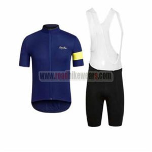 2017 Team Rapha Cycling Bib Kit Blue