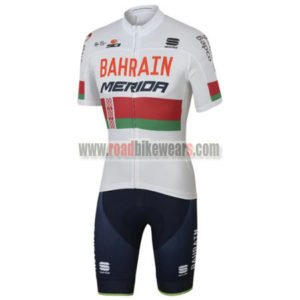 2017 Team BAHRAIN MERIDA Belarus Cycling Set White