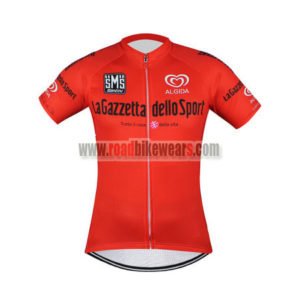 2017 Team LaGazzetta dello Sport Cycling Jersey Maillot Shirt Red
