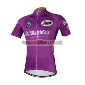 2017 Team LaGazzetta dello Sport Segafredo Cycling Jersey Maillot Shirt Purple