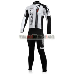 2010 Team BMC Biking Long Suit White Black
