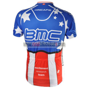 2010 Team BMC HINCAPIE Riding Jersey Maillot Shirt Blue Red