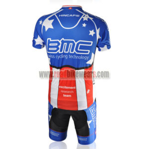 2010 Team BMC HINCAPIE Riding Kit Blue Red