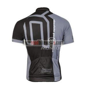 2011 Team BMC Biking Jersey Maillot Shirt Black Grey