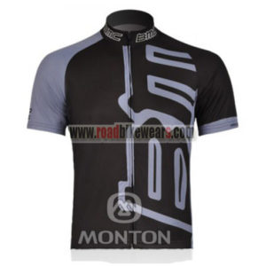2011 Team BMC Riding Jersey Maillot Shirt Black Grey