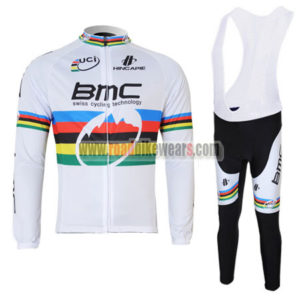 2014 Outdoor Sports Pro Team Mens Long Sleeve Fantini Thermal Cycling Jersey and Bib Pants Set