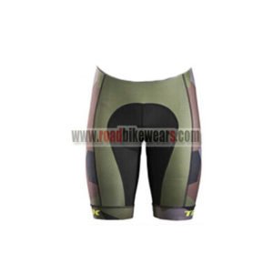 2017 Team TREK Biking Shorts Bottoms Olive Green