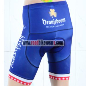 2018 Team AQUABLUE Cycling Shorts Bottoms Blue Red