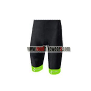 2018 Team CUBE Cycle Shorts Bottoms Black Green