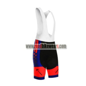 2018 Team CUBE Cycling Bib Shorts Bottoms Black Blue Red