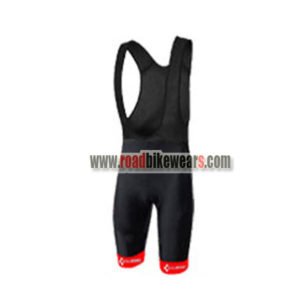 2018 Team CUBE Cycling Bib Shorts Bottoms Black Red