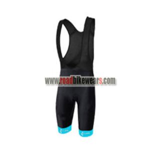 2018 Team CUBE Riding Bib Shorts Bottoms Black Blue