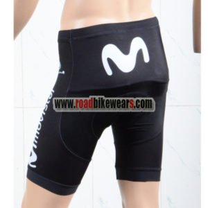 2018 Team Movistar Biking Shorts Bottoms Black