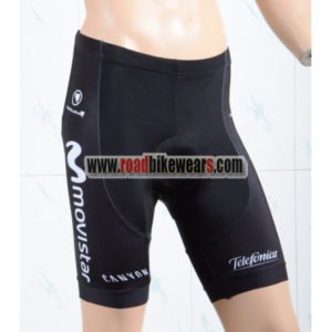 2018 Team Movistar Cycling Shorts Bottoms Black