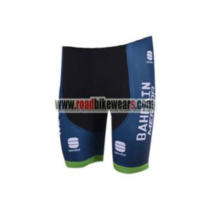 2018 Team BAHRAIN MERIDA Cycling Shorts Bottoms Blue Black