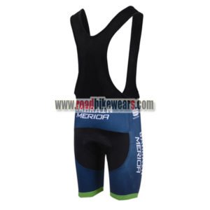 2018 Team BAHRAIN MERIDA Riding Bib Shorts Bottoms Blue Black