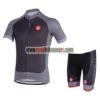 2018 Team Castelli Cycling Kit Black Grey