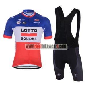 2018 Team LOTTO SOUDAL Racing Bib Kit Blue Red