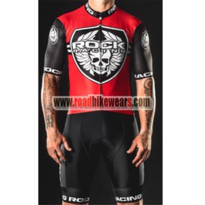 2018 Team ROCK RACING Cycling Kit Red Black