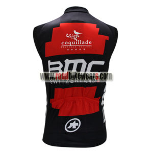 2017 Team BMC Riding Tank Top Sleeveless Vest Jersey Red Black
