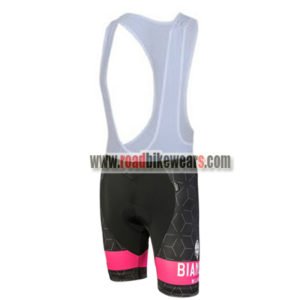 2018 Team BIANCHI Women's Lady Cycle Bib Shorts Bottoms Black Pink