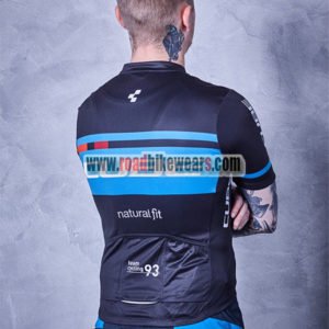 2018 Team CUBE Pro Riding Jersey Maillot Shirt Black Blue