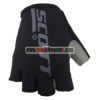 2018 Team SCOTT Cycling Gloves Mitts Black Grey