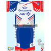 018 Team Groupama FDJ Cycling Kit White Blue Red